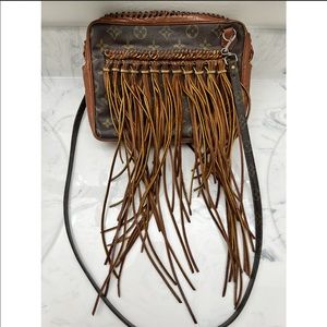 Louis Vuitton Custom Fringe Crossbody